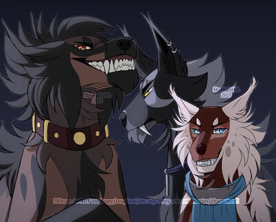 Sketch bust + Shading, 2 additional characters, and gradient background ($33) Characters @StarlightHL