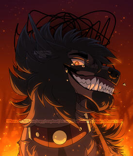 Rendered bust + shading and blurry shapes background ($36) Character @StarlightHL