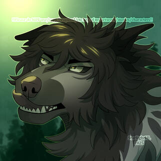 Rendered headshot + shading and blurry shapes background ($24) Character @boomer1414